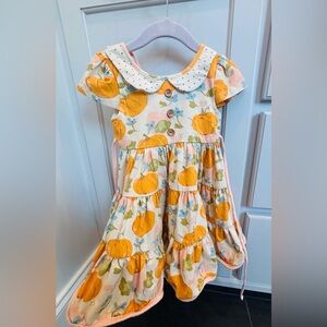 SweetHoney Fall Pumpkin Delight Dress